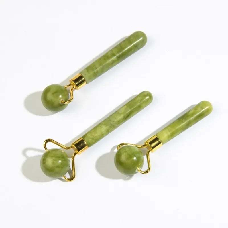 Natural Jade Roller & Gua Sha Set